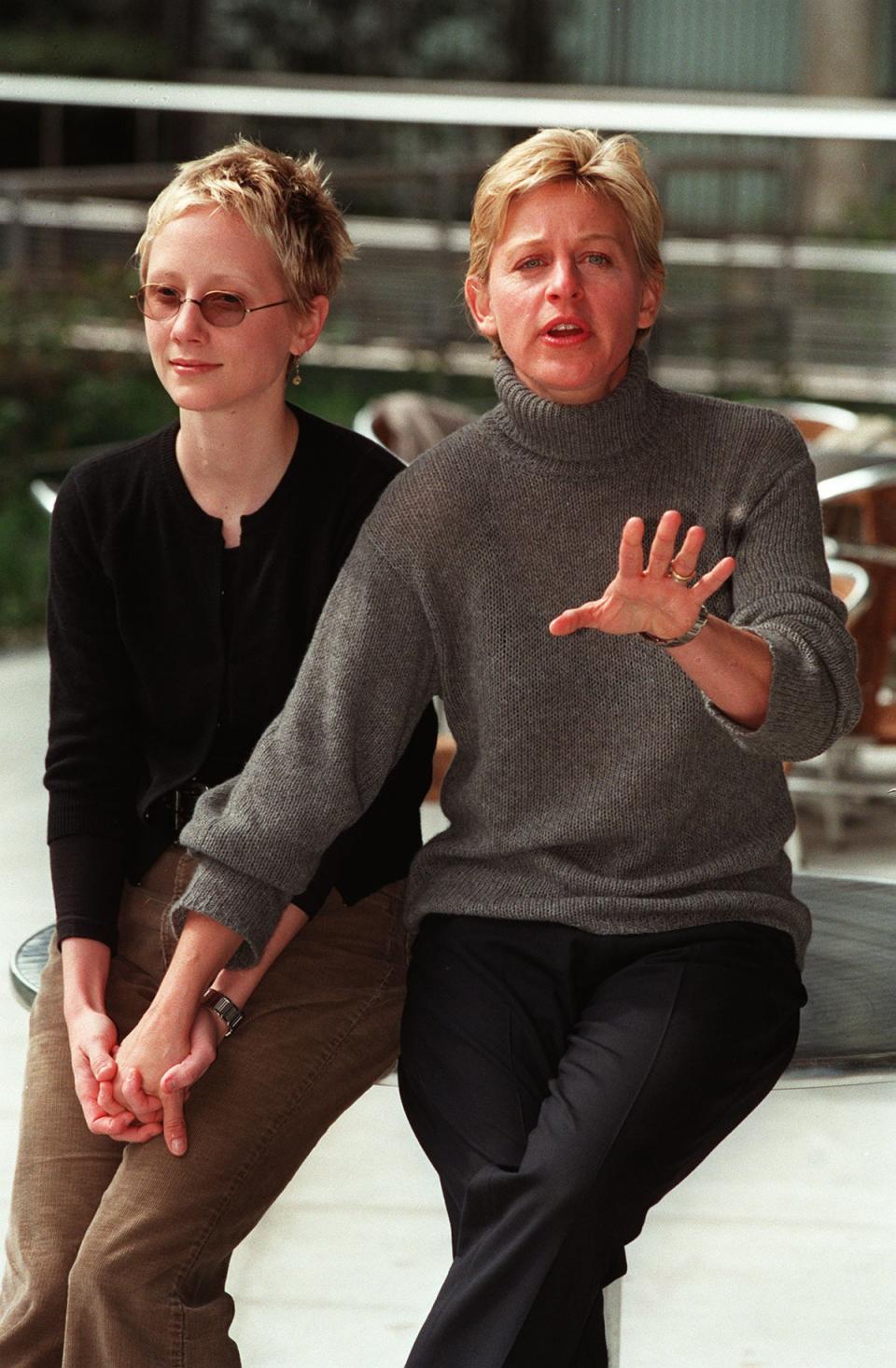 She is the former partner of US talk show host Ellen DeGeneres – the pair began dating in 1997 before separating in 2000 (Peter Jordan/PA) (PA Archive)