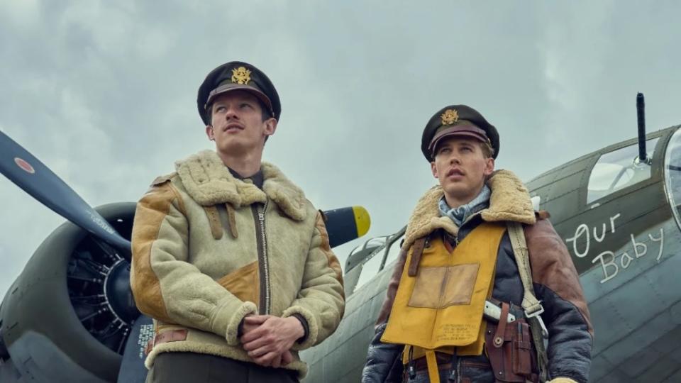 Callum Turner and Austin Butler in “Masters of the Air” (Apple TV+)