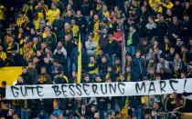 <p>Der schwer verletzte BVB-Innenverteidiger erhielt von allen Seiten und Fan-Lagern Unterstützung. </p>