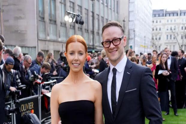 Stacey Dooley and partner Kevin Clifton announce they're expecting their first child (PA)