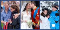 <p>We've been following <a href="https://www.townandcountrymag.com/the-scene/weddings/g20052313/kate-middleton-prince-william-royal-wedding-2011-photos/" rel="nofollow noopener" target="_blank" data-ylk="slk:Prince William and Kate Middleton's royal romance;elm:context_link;itc:0;sec:content-canvas" class="link ">Prince William and Kate Middleton's royal romance</a> for well over a decade now—and it's touching to see that there's still a spark between them. Below, see the couple evolve from lovestruck youngsters to happy parents with over dozens of their sweetest photos together.</p>