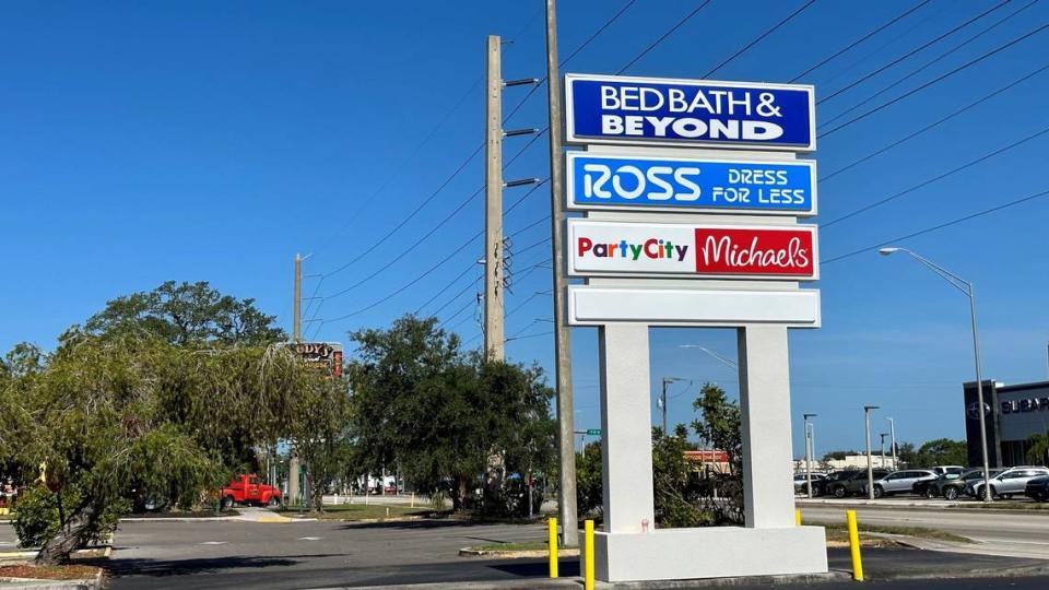 Bed, Bath and Beyond is closing all of its stores, including the one at 825 Cortez Road W., Bradenton, shown 5/8/2023. The company is conducting a winding down sale but has not announced the closing date.