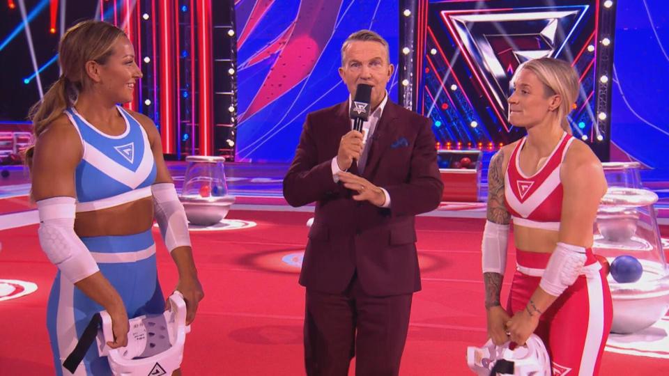 Gladiators,23-03-2024,10,(LR) MARY-LOUISE NICHOLSON, BRADLEY WALSH, KERRY WILSON,*** EMBARGOED UNTIL 00:00:01 12-03-2024 ***,Â© Hungry Bear Media Ltd ,