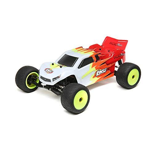<p><strong>Losi</strong></p><p>amazon.com</p><p><strong>$161.15</strong></p><p><a href="https://www.amazon.com/dp/B08151GRD7?tag=syn-yahoo-20&ascsubtag=%5Bartid%7C10048.g.42940257%5Bsrc%7Cyahoo-us" rel="nofollow noopener" target="_blank" data-ylk="slk:Shop Now;elm:context_link;itc:0;sec:content-canvas" class="link ">Shop Now</a></p><p>While many RC hobby cars come in at 1/10 scale, the Losi Stadium Truck is a more manageable 1/18 scale, making it ideal for inside or outdoors. While it's totally capable of being used outdoors, users did report that the tires wear down quickly when it's run on concrete and rock versus wooden floors or carpet. </p><p>Its size and price make it a great entry-level hobby RC, and its light weight gives it a noticeable responsiveness and the ability to pull off wheelies and jumps. </p><p>As a plus, it's rechargeable, requires no assembly out of the box, and even includes the remote control's AAA batteries.</p>