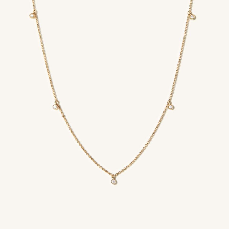 Mejuri Diamonds Station Necklace