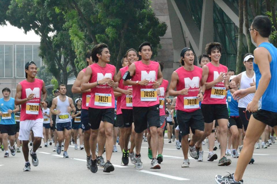 This year's run saw a record 65,000 runners taking part. (Photo by Saiful and Mokhtar)