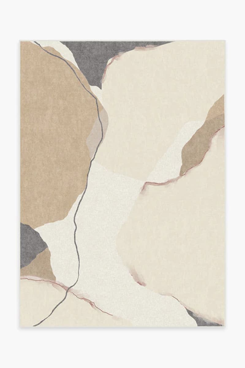 Nina Takesh Loire Ivory Quartz Rug, 5' x 7'