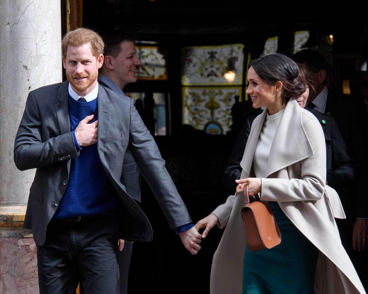 In weniger als zwei Monaten heiraten Prinz Harry und Meghan Markle. Über den Kopfschmuck der Braut wird noch gerätselt. (Bild: AP Photo)
