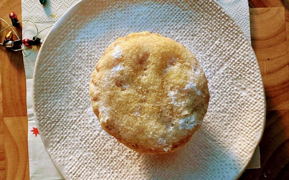 a deep-fried mince pie