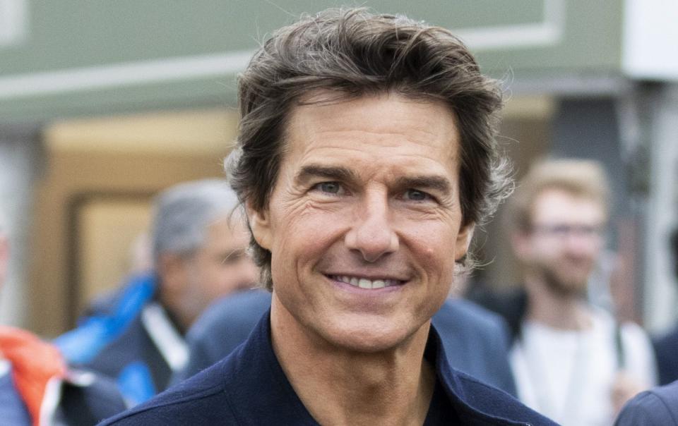 American actor Tom Cruise arrives for the Platinum Jubilee at Home Park - Mark Cuthbert/UK Press via Getty Images