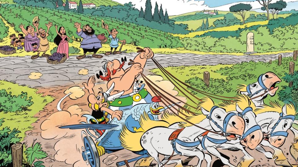 Asterix und Obelix begeben sich für ihr neues Abenteuer nach Italien