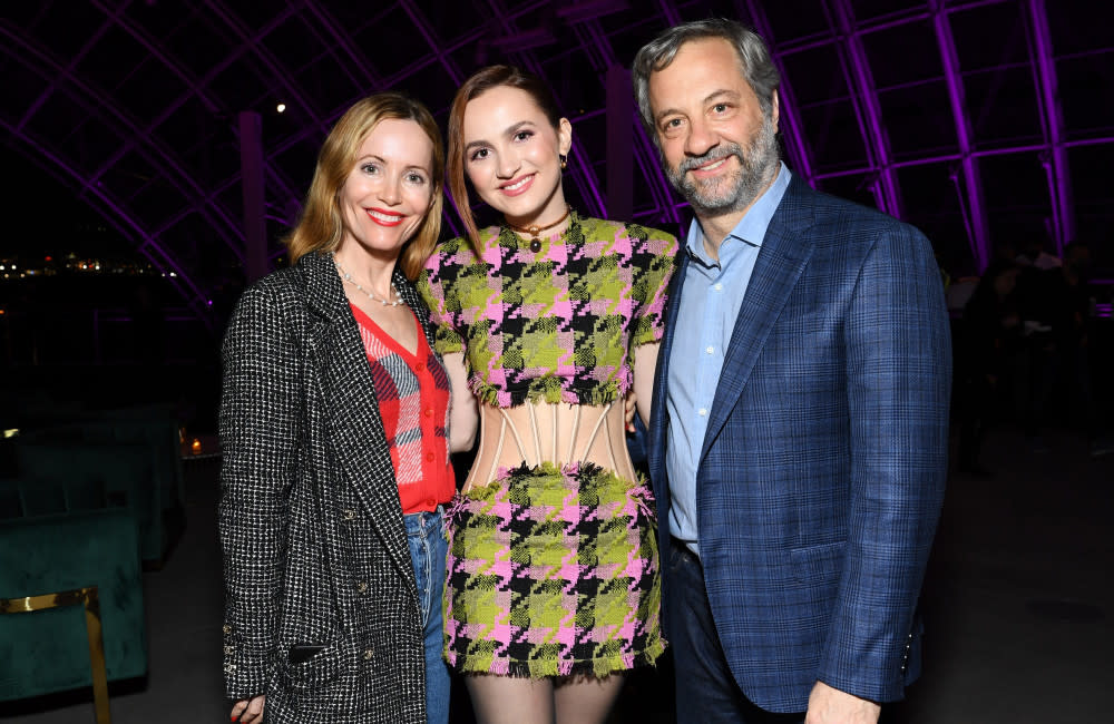 Leslie Mann, Maude Apatow und Judd Apatow credit:Bang Showbiz