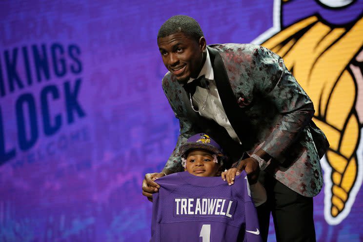 Laquon Treadwell is a terrific weapon for Teddy Bridgewater to under-utilize. (Photo by Jon Durr/Getty Images)