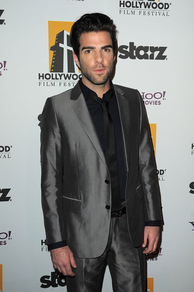 13th Annual Hollywood Awards Gala 2009 Zachary Quinto