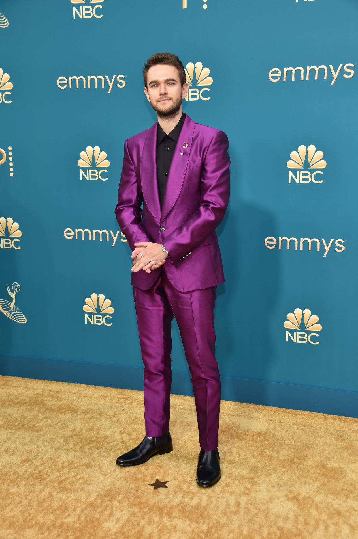 Actor Zedd arrives for the 74th Emmy Awards at the Microsoft Theater in Los Angeles, California, on September 12, 2022. (Photo by Chris Delmas / AFP) (Photo by CHRIS DELMAS/AFP via Getty Images)