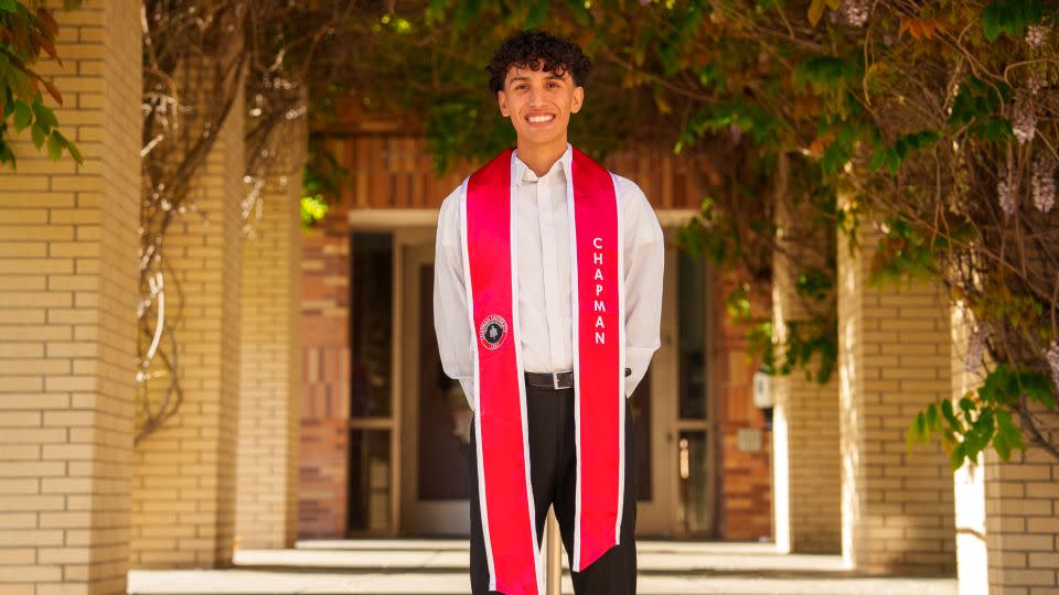 Moises Brito graduated from Chapman University in Orange, California, with a double major in accounting and business administration. In September, he'll be working in the audit and assurance department at Deloitte. - Courtesy Moises Brito