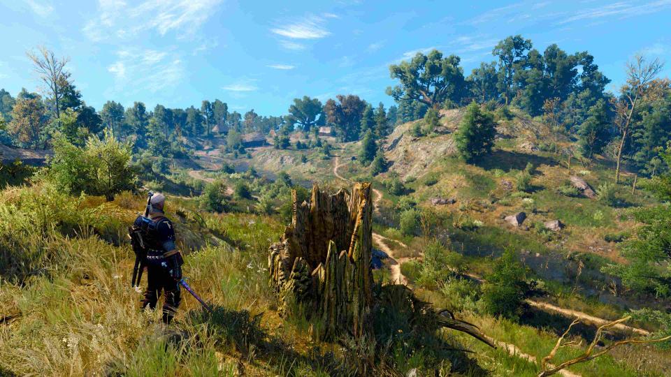 Screenshot of The Witcher 3: Wild Hunt on Xbox Series X.