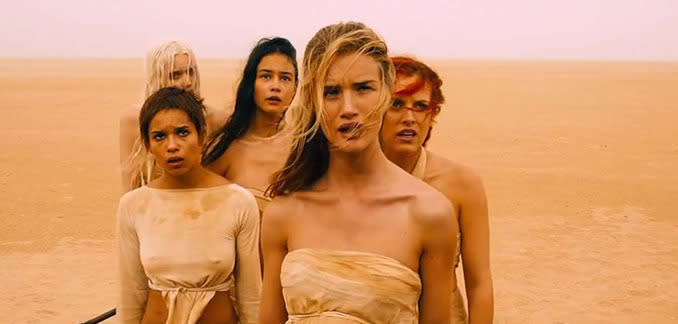 Rosie Huntington-Whitely in Mad Max.