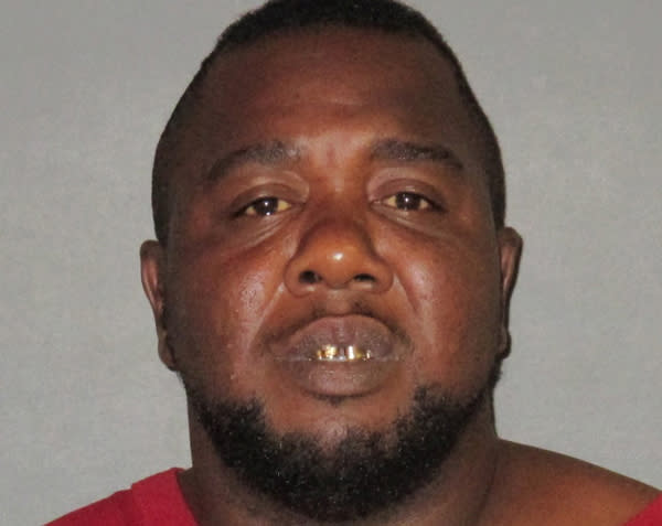 Alton Sterling, who was shot dead by Baton Rouge police early Tuesday, is seen in an undated jail mug shot by the East Baton Rouge Sheriff's Office. (Handout via Reuters)