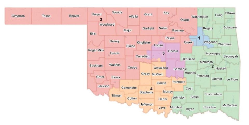 Oklahoma Congressional Districts