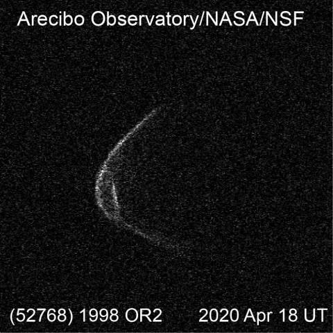 The Arecibo observatory is tracking the asteroid (NASA) 