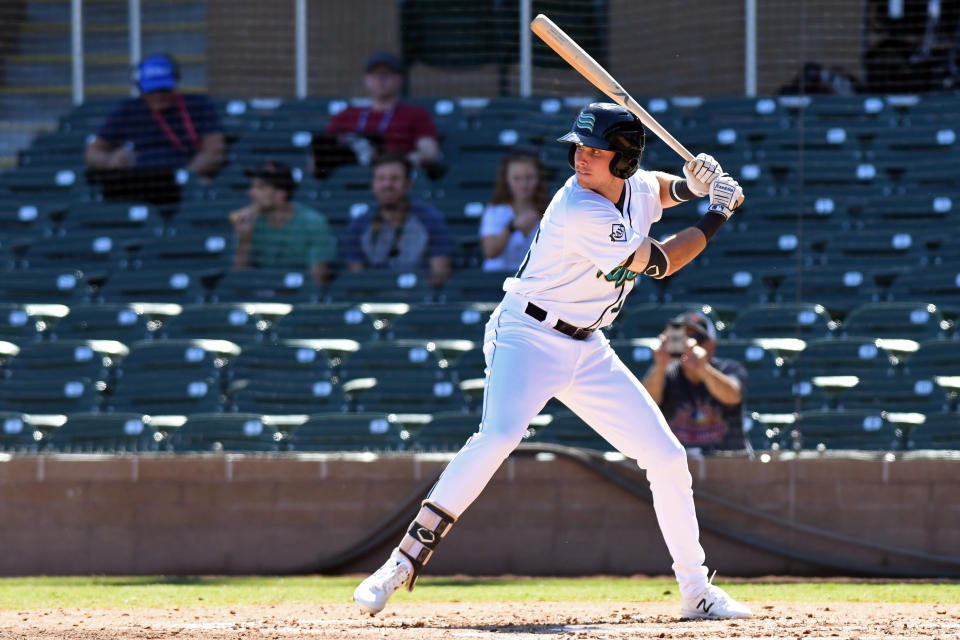 Josh Lowe。(Photo by Buck Davidson/MLB Photos via Getty Images)