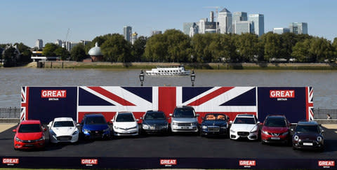 UK built cars at Greenwich - Credit: Julian Simmonds