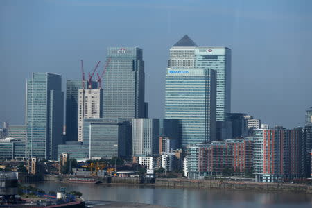 Paralympics - London 2012 Paralympic Games - North Greenwich Arena - 3/9/12 General view of Canary Wharf Mandatory Credit: Action Images / Steven Paston