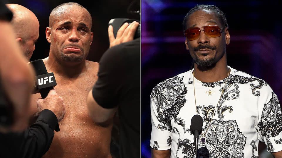 Cormier was criticised by Snoop Dogg for crying after the fight. Pic: Getty