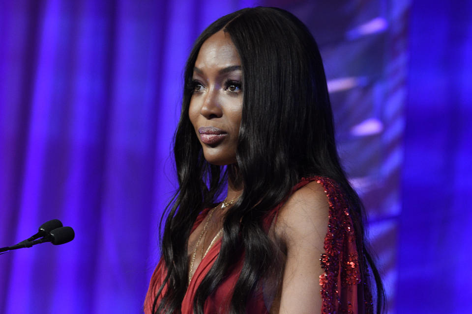 Naomi Campbell opens up about self-care and recovery. (Photo by Gary Gershoff/Getty Images)