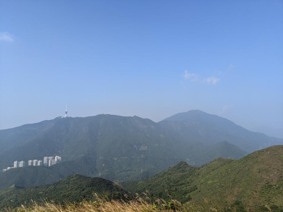 紅花寨上, 遠眺梧桐山