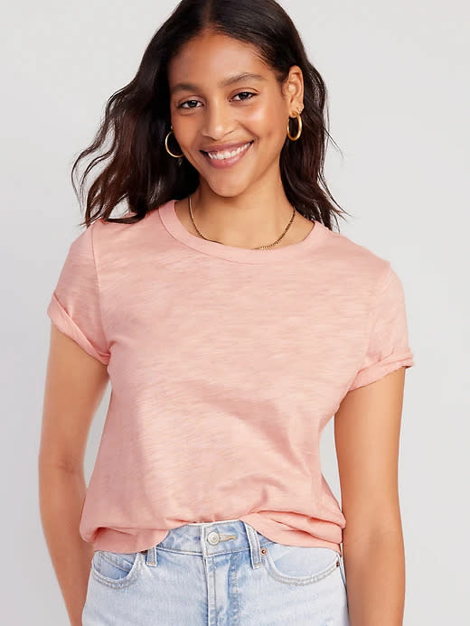 EveryWear Slub-Knit T-Shirt. Image via Old Navy.