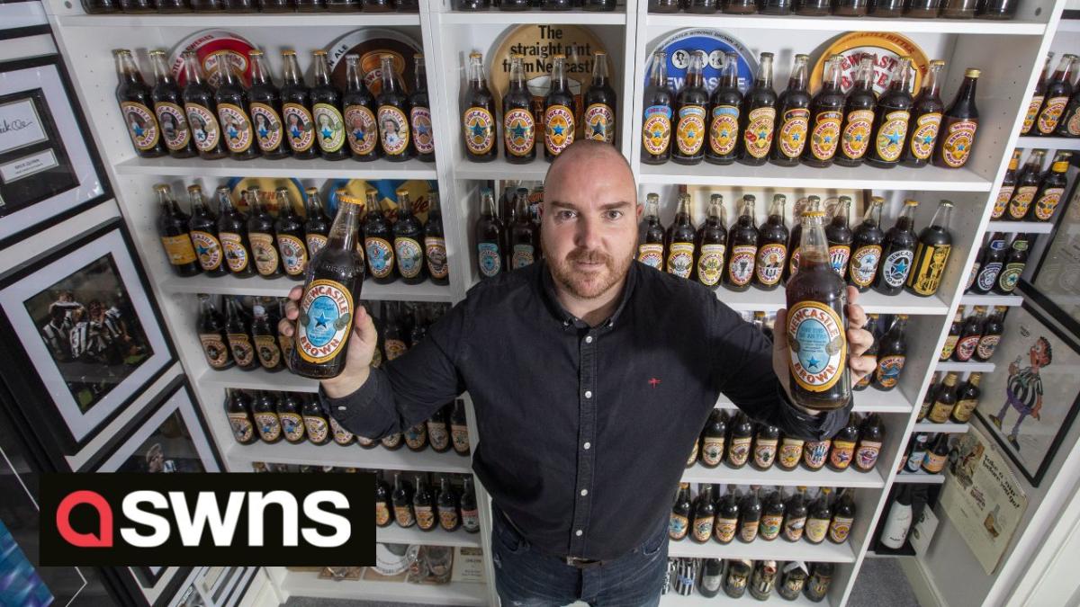 Un homme britannique possède la plus grande collection au monde de bouteilles de Newcastle Brown Ale d’une valeur de 10 000 £