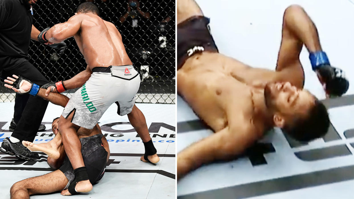 Francisco Trinaldo, pictured here knocking out Jai Herbert at UFC Fight Night.