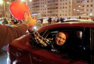 Opposition supporters protest against presidential election results in Minsk