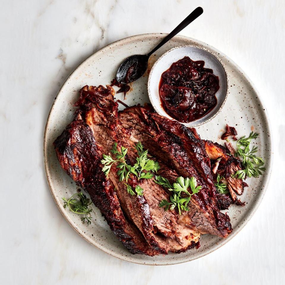 Brisket with Sweet- and-Sour Onions 