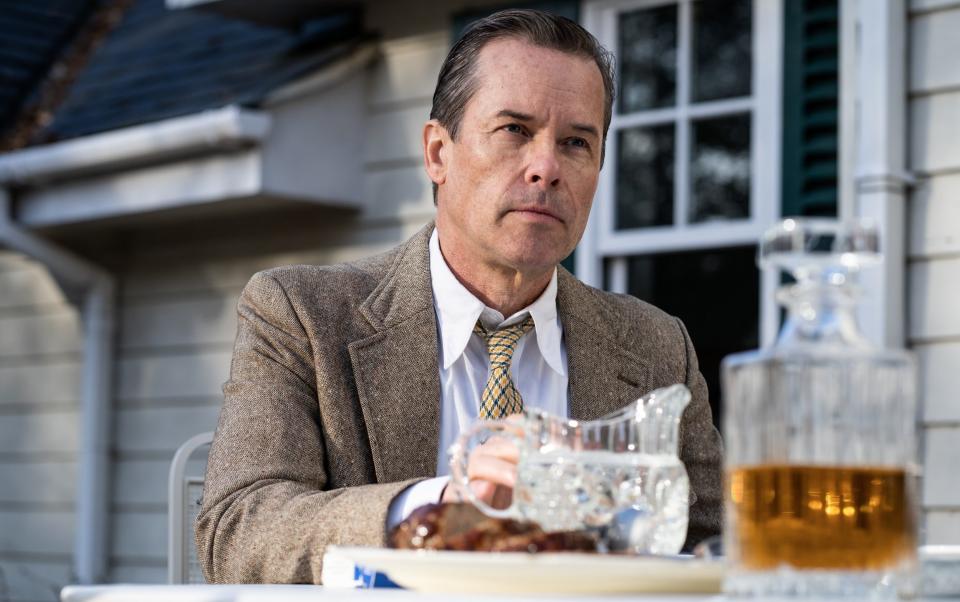 Former Neighbours star Guy Pearce as double agent Kim Philby - ITVX/SONY PICTURES