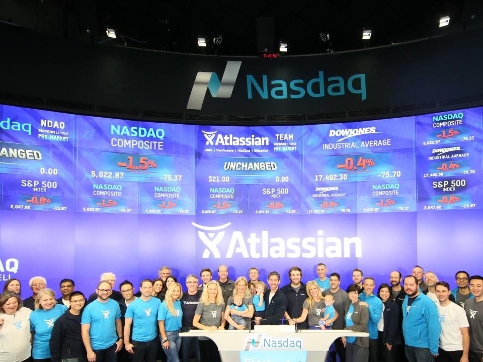 atlassian nasdaq