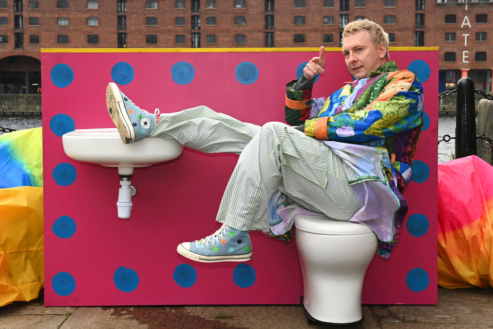 Joe Lycett recently fronted a Channel 4 documentary and fake podcast about sewage in the UK. (Getty)
