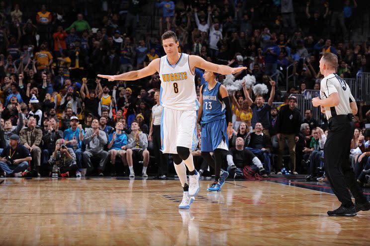 After seven seasons, Danilo Gallinari might be about to fly out of Denver (Getty Images)