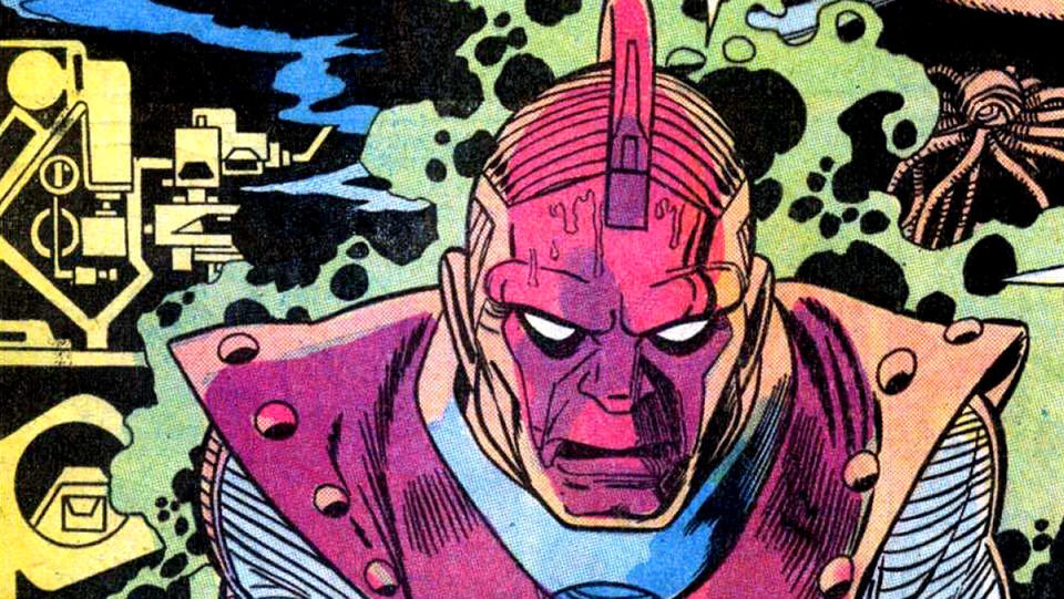 An image from Marvel Premiere #1 shows the High Evolutionary a pink robotic man