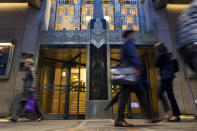 <p>People walk past an entrance to the Waldorf Astoria hotel, Feb. 28, 2017, in New York. The iconic hotel, which opened in 1931, will close on Wednesday for a two to three years for renovation. (Photo: Drew Angerer/Getty Images) </p>