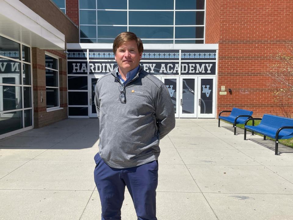 Rob Speas welcomes more than 2,000 students to Hardin Valley Academy each year. He has a plan for each and every student.
March 28, 2022.