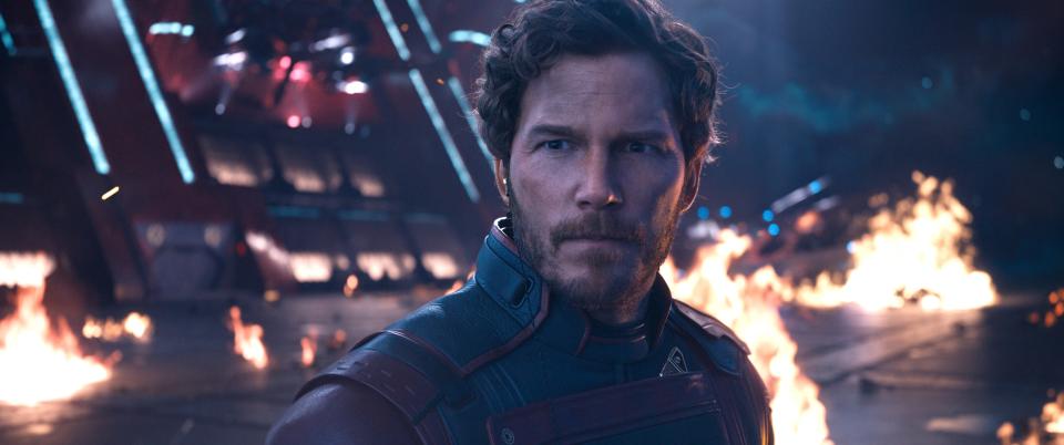 Chris Pratt in "Guardians of the Galaxy Vol 3"