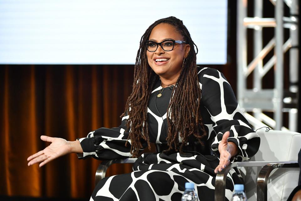 Ava DuVernay of "Cherish the Day" speaks during the OWN segment of the 2020 Winter TCA Press Tour.