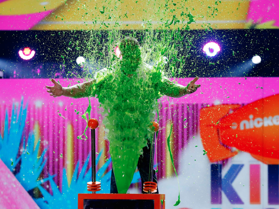 John Cena slimed.