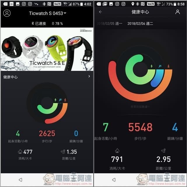 TICWATCH S / E 開箱 、評測，最繽紛時尚的高性價比智慧手錶