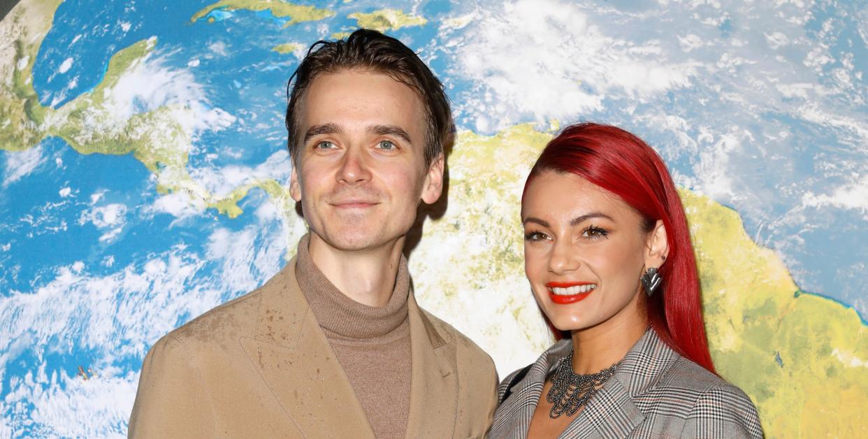 joe sugg and dianne buswell together attending the bbc earth experience in march 2023