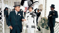 <p> <strong>Sold For: </strong>$4,551,000 </p> <p> <em>My Fair Lady</em> won eight Oscars in 1965 and one of them was for the film's costume design. Audrey Hepburn's "Ascot" dress is probably the most well-remembered outfit in the film. The incredible dress that Eliza Doolittle wore for her coming out would sell for over $4.5 million in 2011. </p>