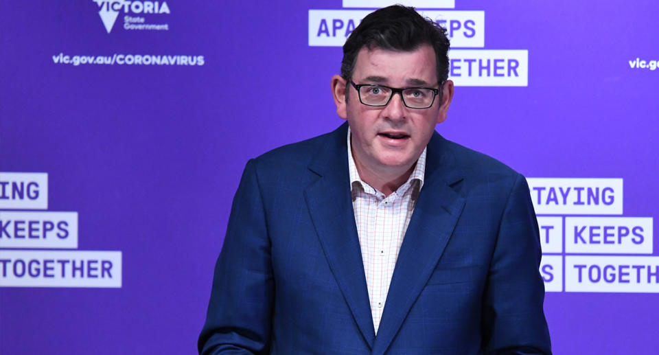 Daniel Andrews said he was disappointed with the breach. Source: AAP